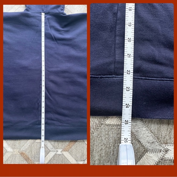 Ralph Lauren navy sweatshirt poncho - Picture 8 of 10